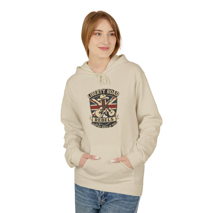Liberty Road Rebels Britannia Fleece Hoodie Unisex Sweatshirt