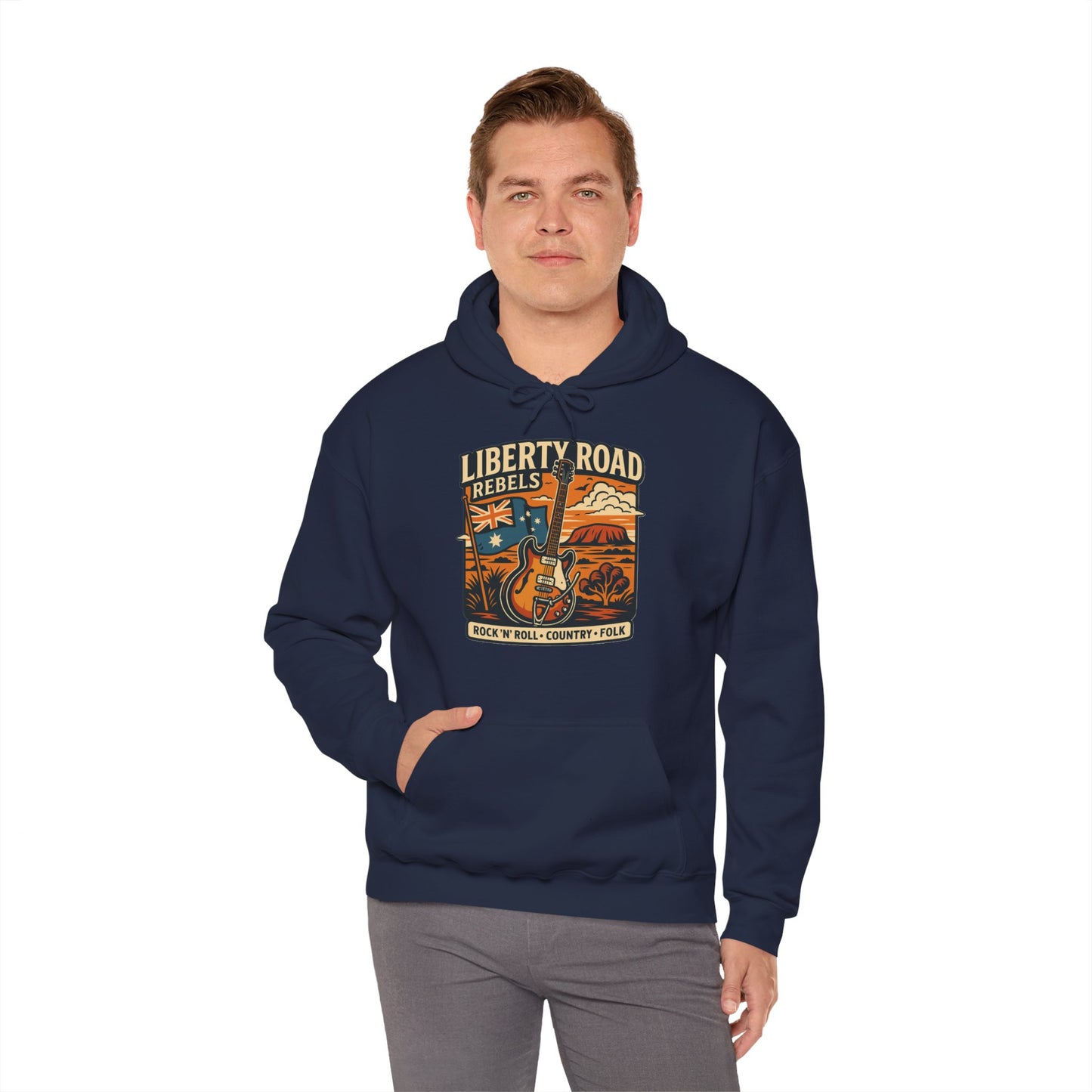 Liberty Road Rebels Australiana Hoodie
