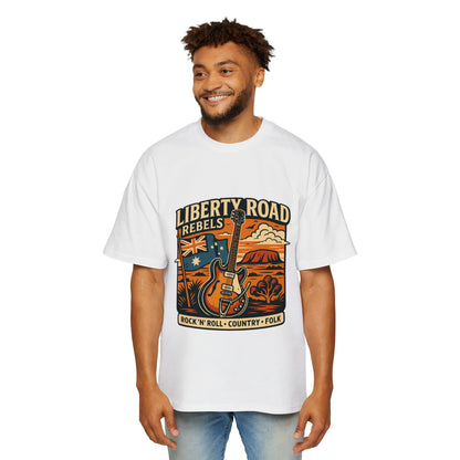 Liberty Road Music Australiana Tee Grunge Style T-Shirt