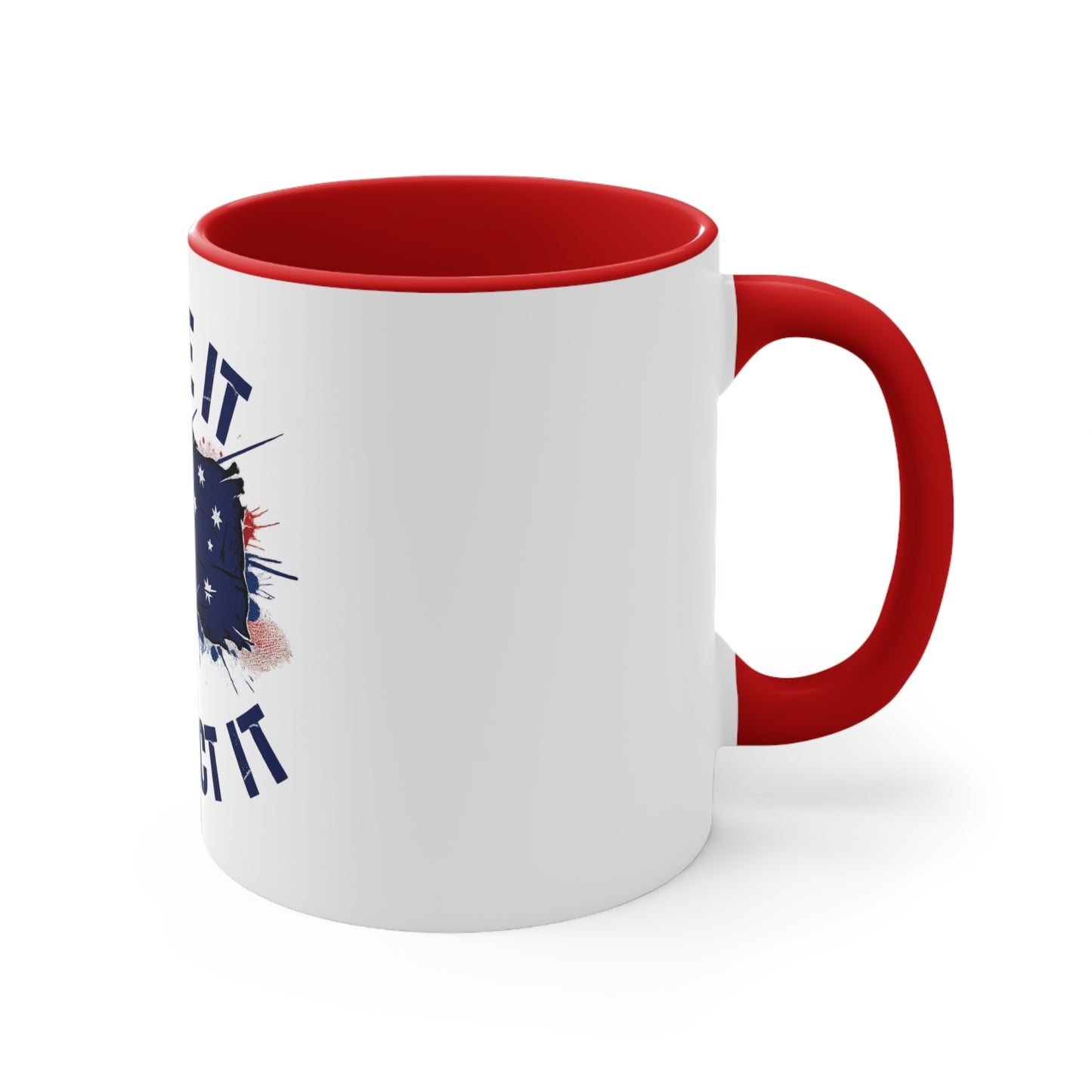 Raise It Respect It Australian Flag Colorful Accent Coffee Mug