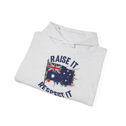 Raise It Respect It Aussie Flag Pride Unisex Sweatshirt