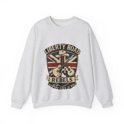 Liberty Road Rebels Britannia Sweatshirt Unisex Crewneck Longsleeve T-Shirt