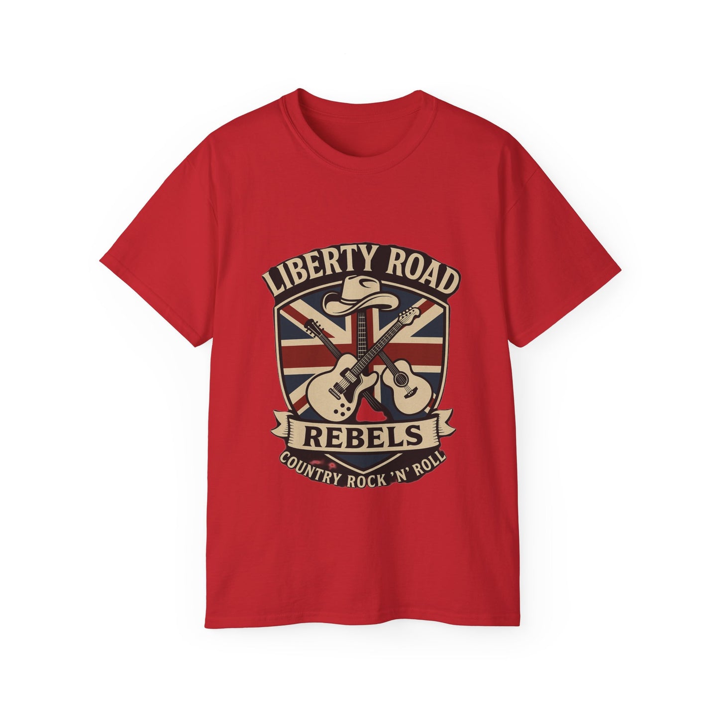 Liberty Road Rebels Britannia Unisex Ultra Cotton Tee T-Shirt