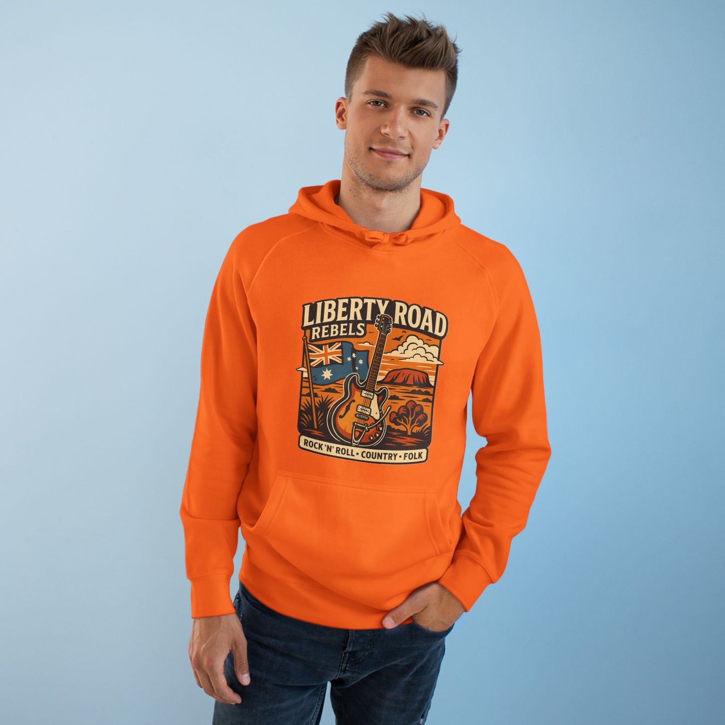 Liberty Road Rebels Vintage Australiana Hoodie