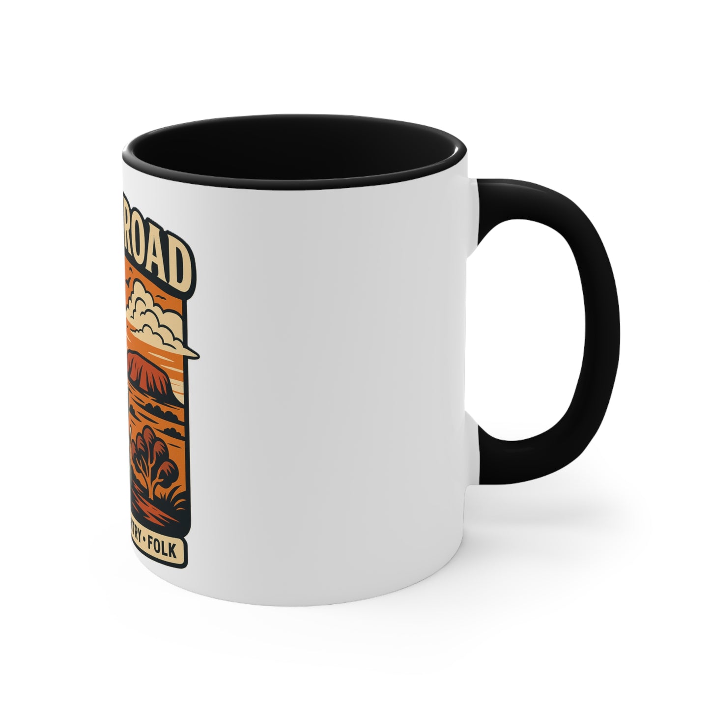 Liberty Road Rebels Australiana Colorful Accent Coffee Mug