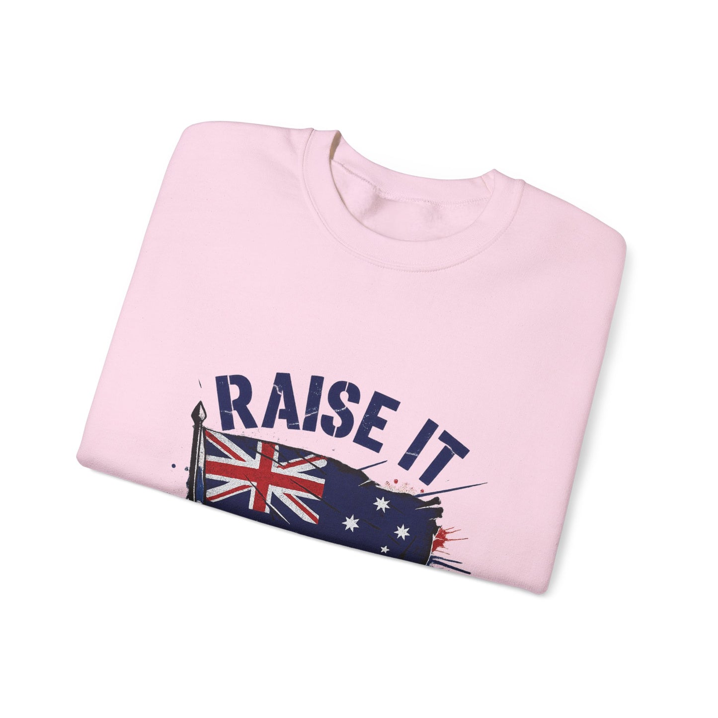 Raise It Respect It Australia Flag UniSex Crewneck Sweatshirt