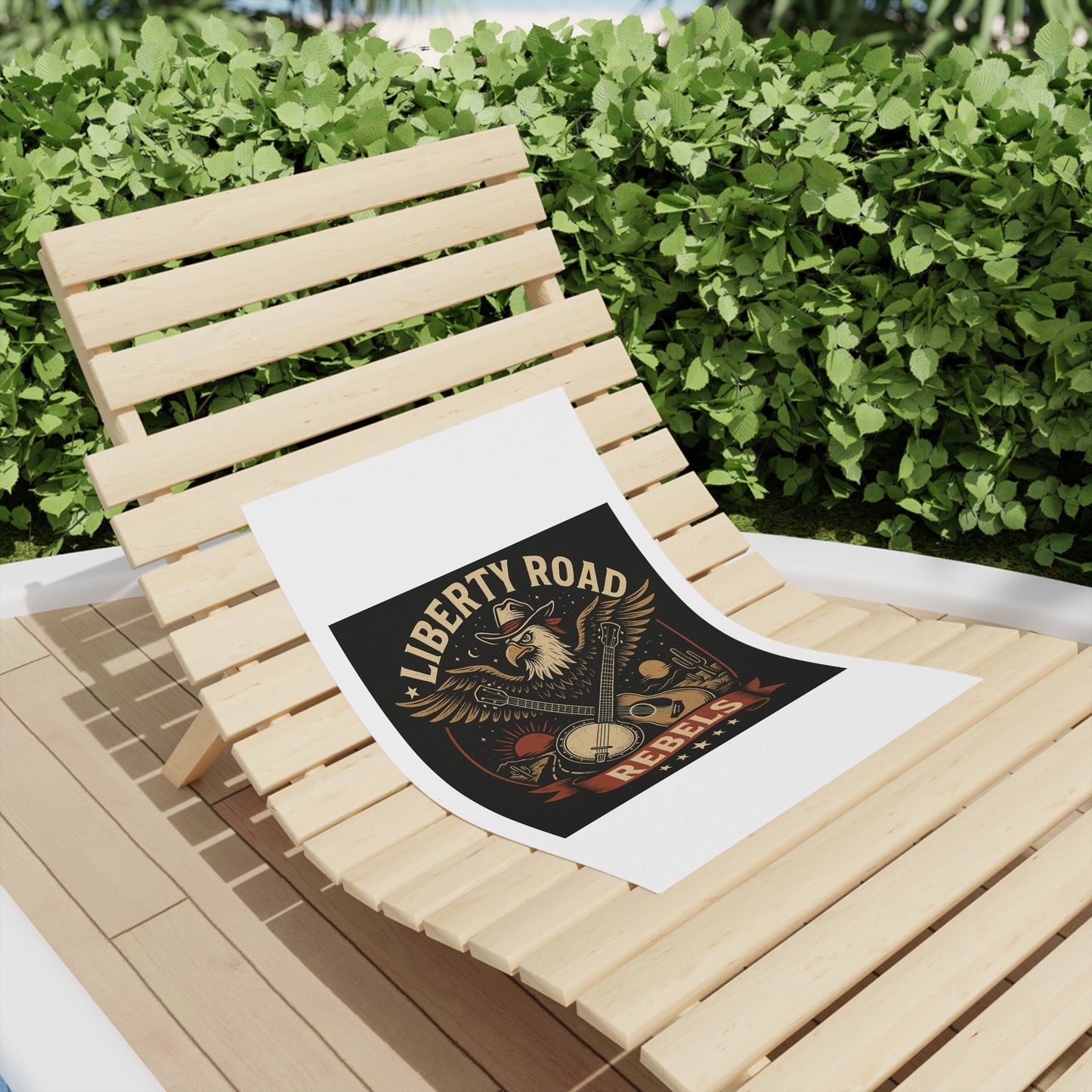 Liberty Road Rebels Vintage Americana Style Beach Towels