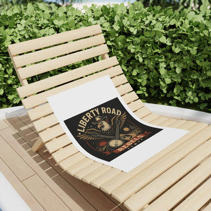 Liberty Road Rebels Vintage Americana Style Beach Towels