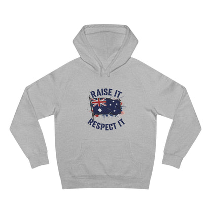 Raise It Respect It Australian Pride Hoodie