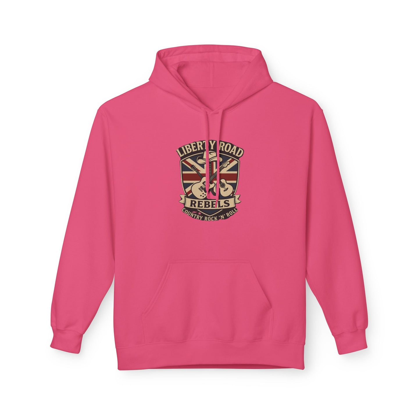 Liberty Road Rebels Britannia Fleece Hoodie Unisex Sweatshirt