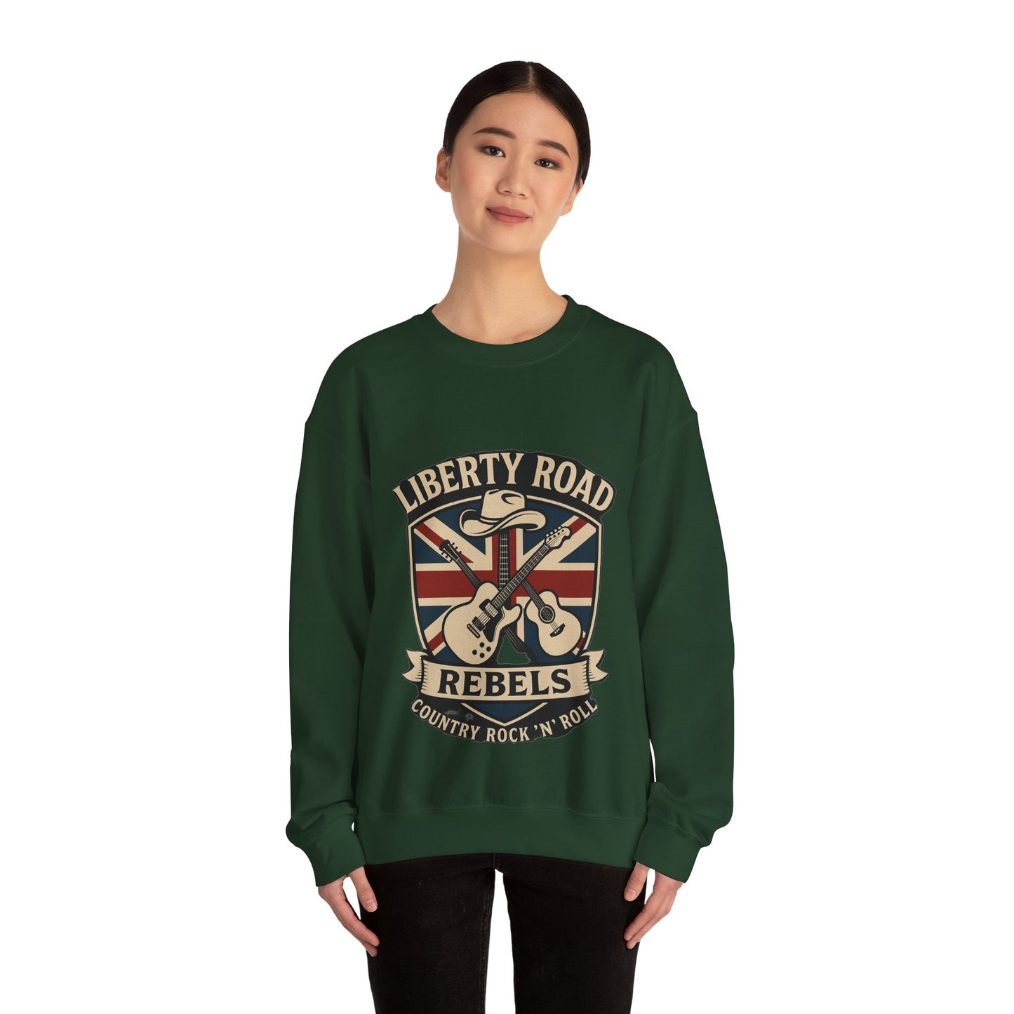 Liberty Road Rebels Britannia Sweatshirt Unisex Crewneck Longsleeve T-Shirt