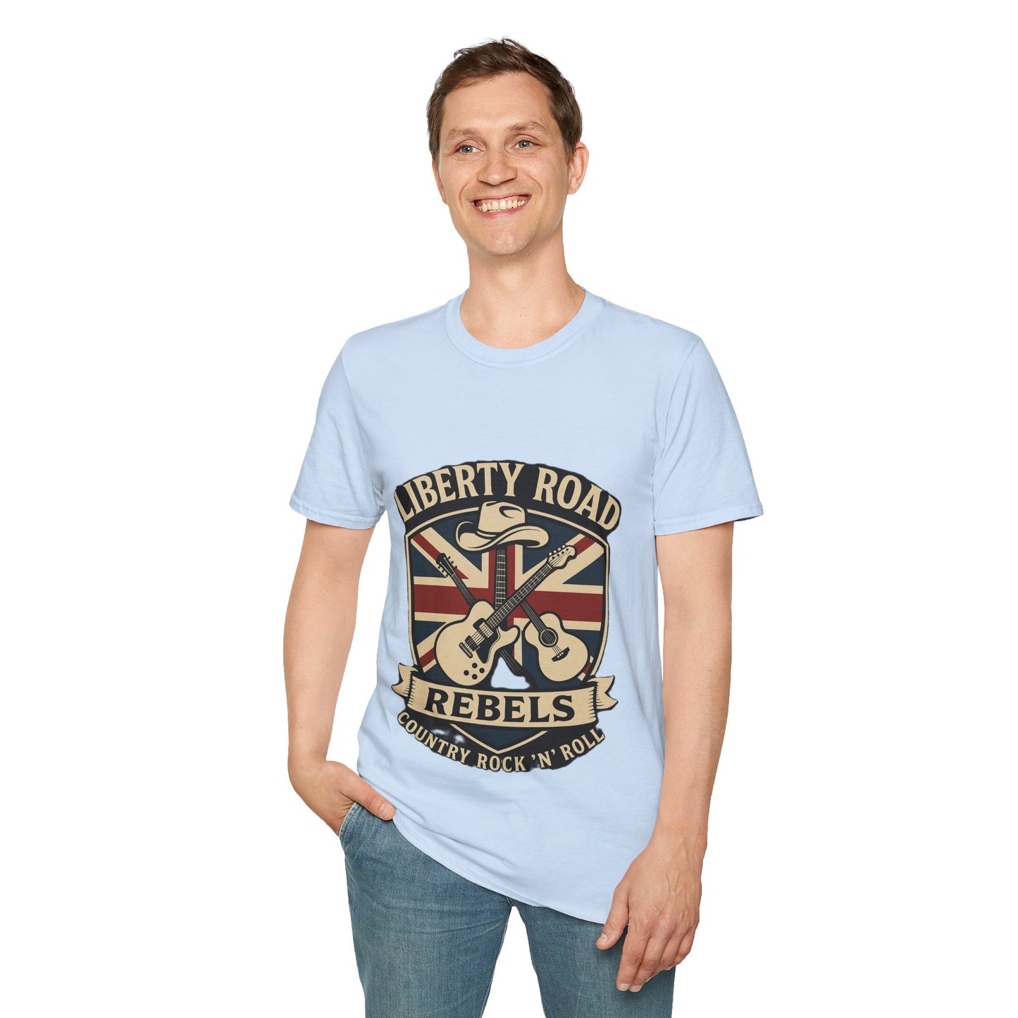 Liberty Road Rebels Britannia T-Shirt  Unisex Softstyle Tee