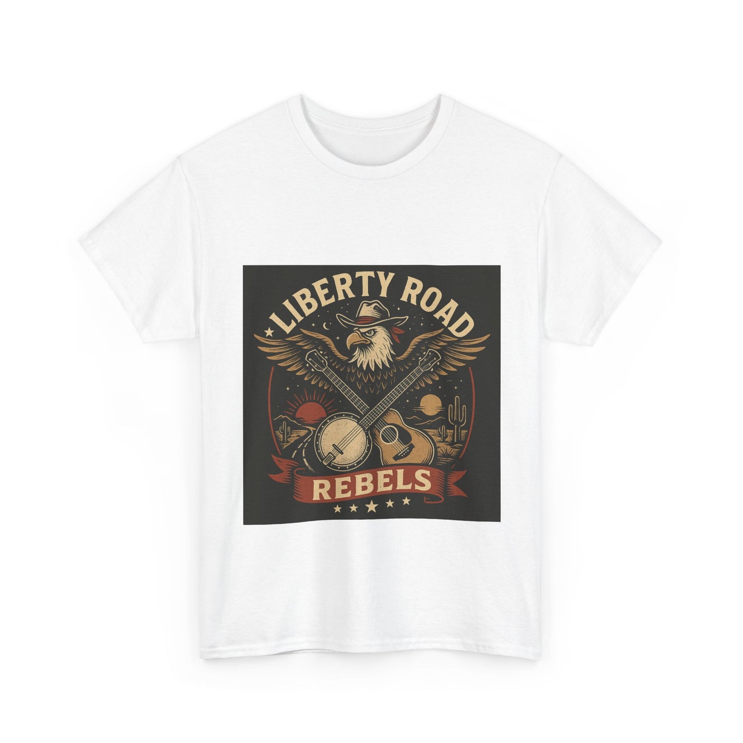 Liberty Road Rebels Vintage Americana Style Tee Unisex T-Shirt
