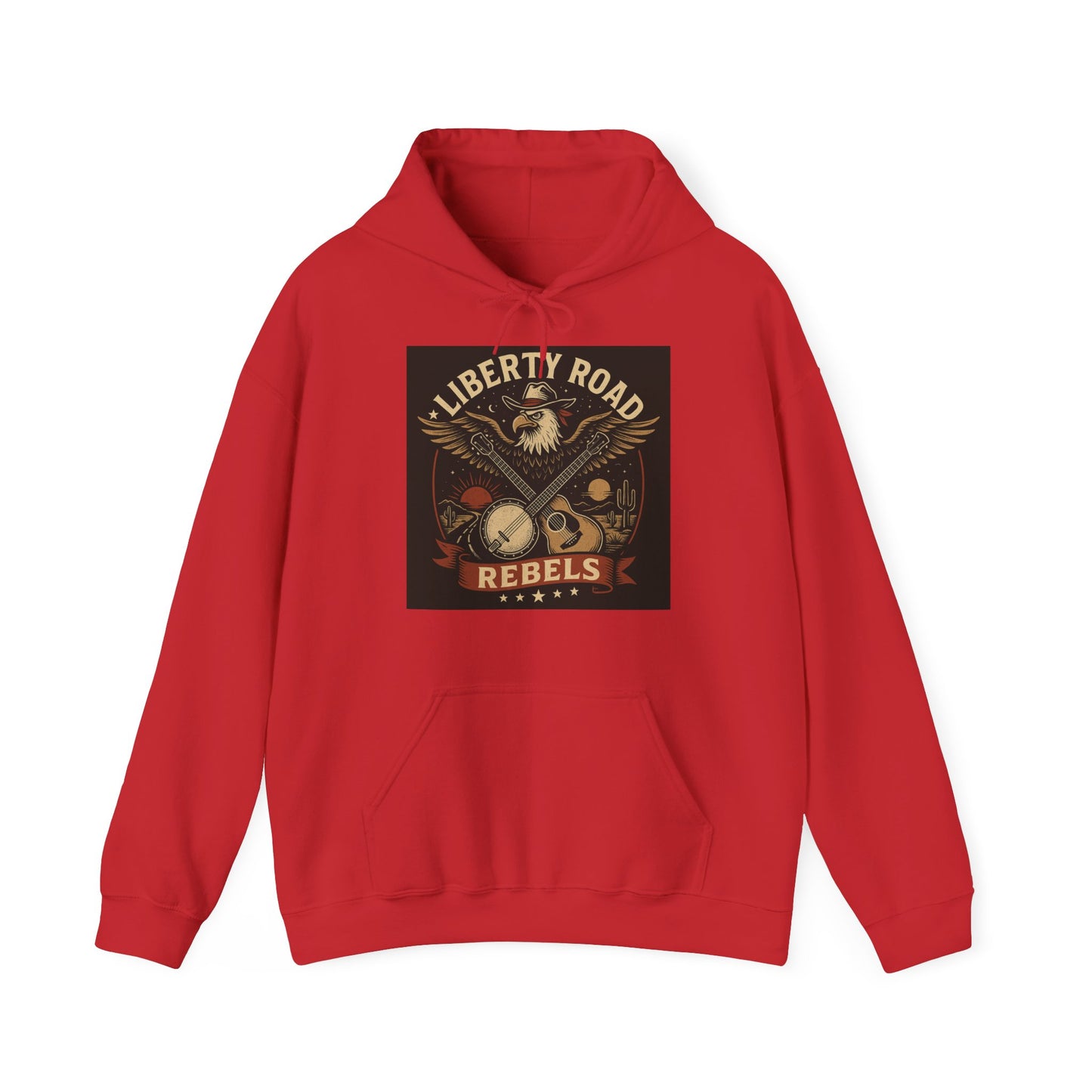 Liberty Road Rebels Vintage Americana Style Sweatshirt Unisex Hoodie