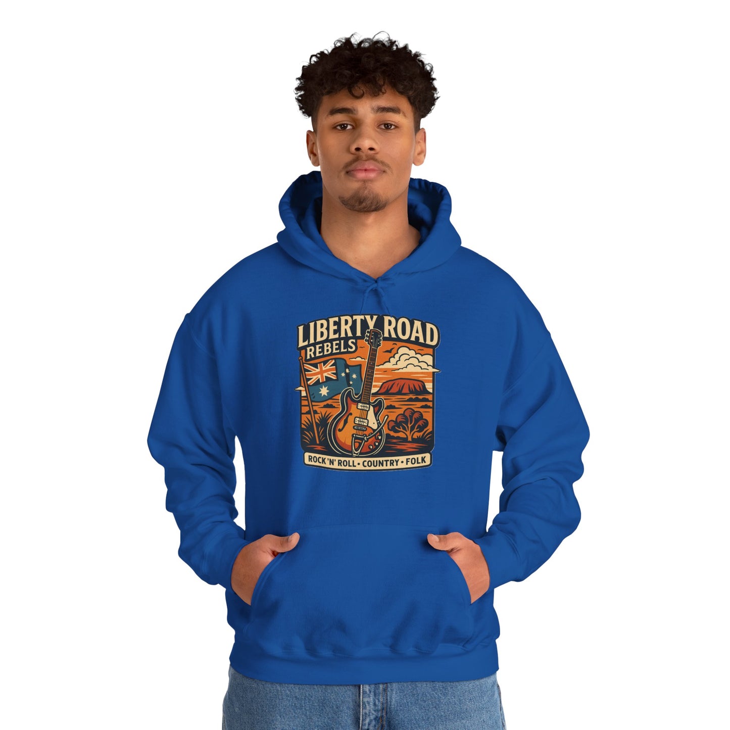 Liberty Road Rebels Australiana Hoodie