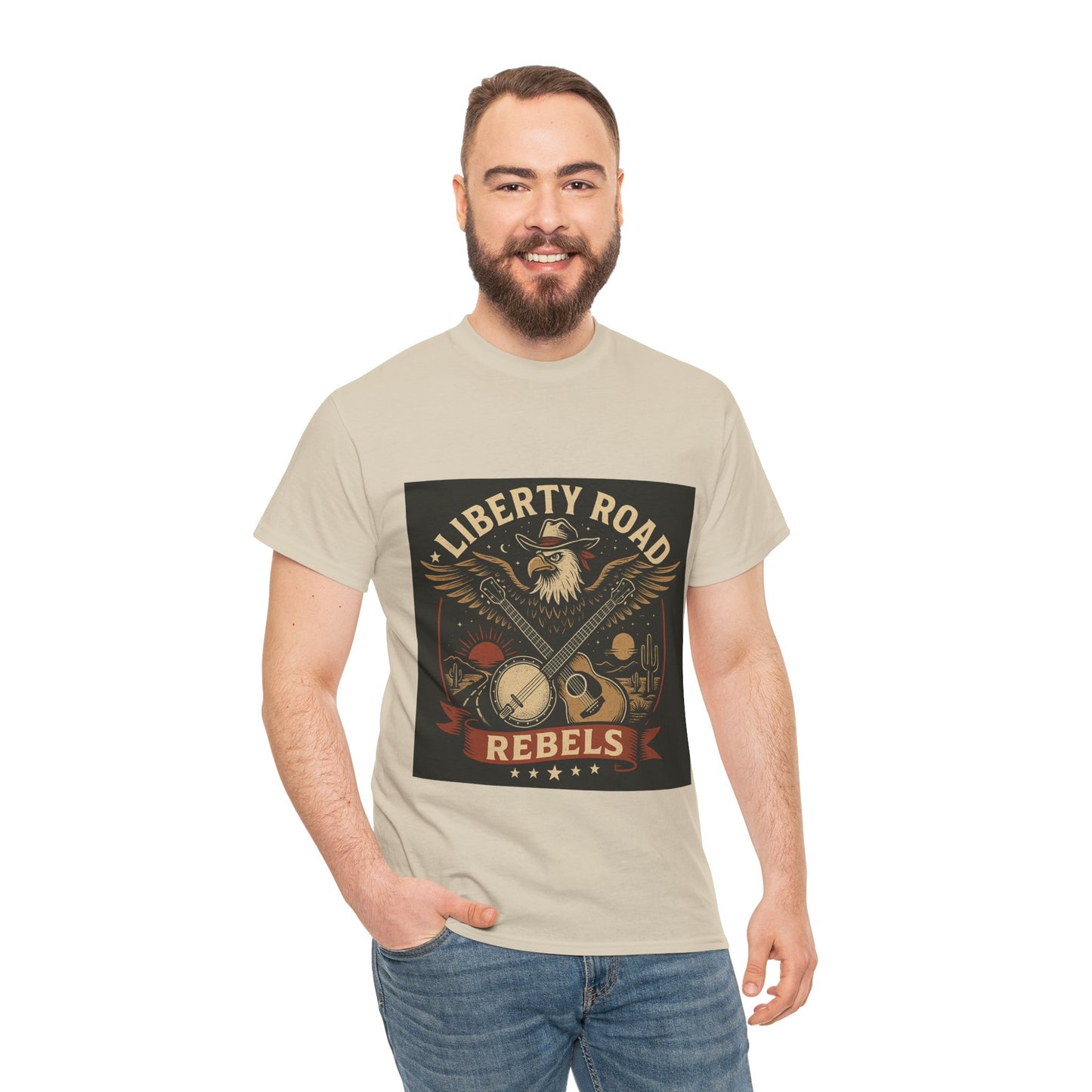 Liberty Road Rebels Vintage Americana Style Tee Unisex T-Shirt