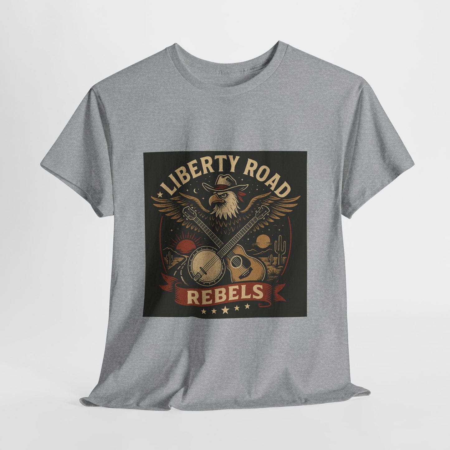 Liberty Road Rebels Vintage Americana Style Tee Unisex T-Shirt