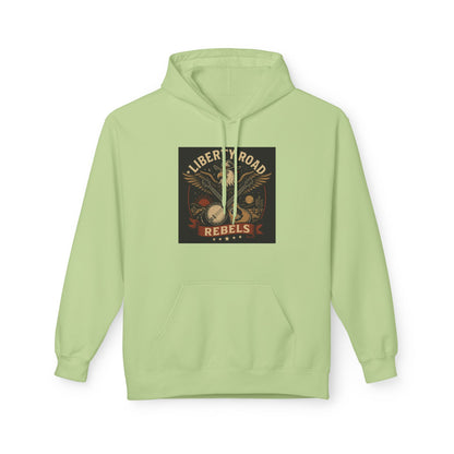 Liberty Road Rebels Vintage Americana Style Soft Fleece Hoodie