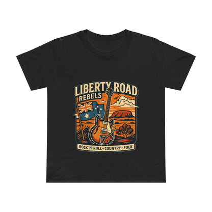 Liberty Road Rebels Vintage Australiana Rock 'n' Roll Tee T-Shirt