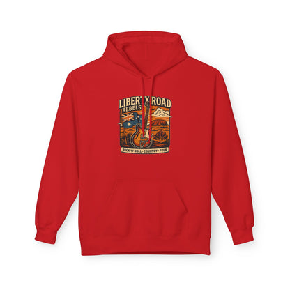 Liberty Road Rebels Vintage-Inspired Australiana Hoodie Cozy Sweatshirt