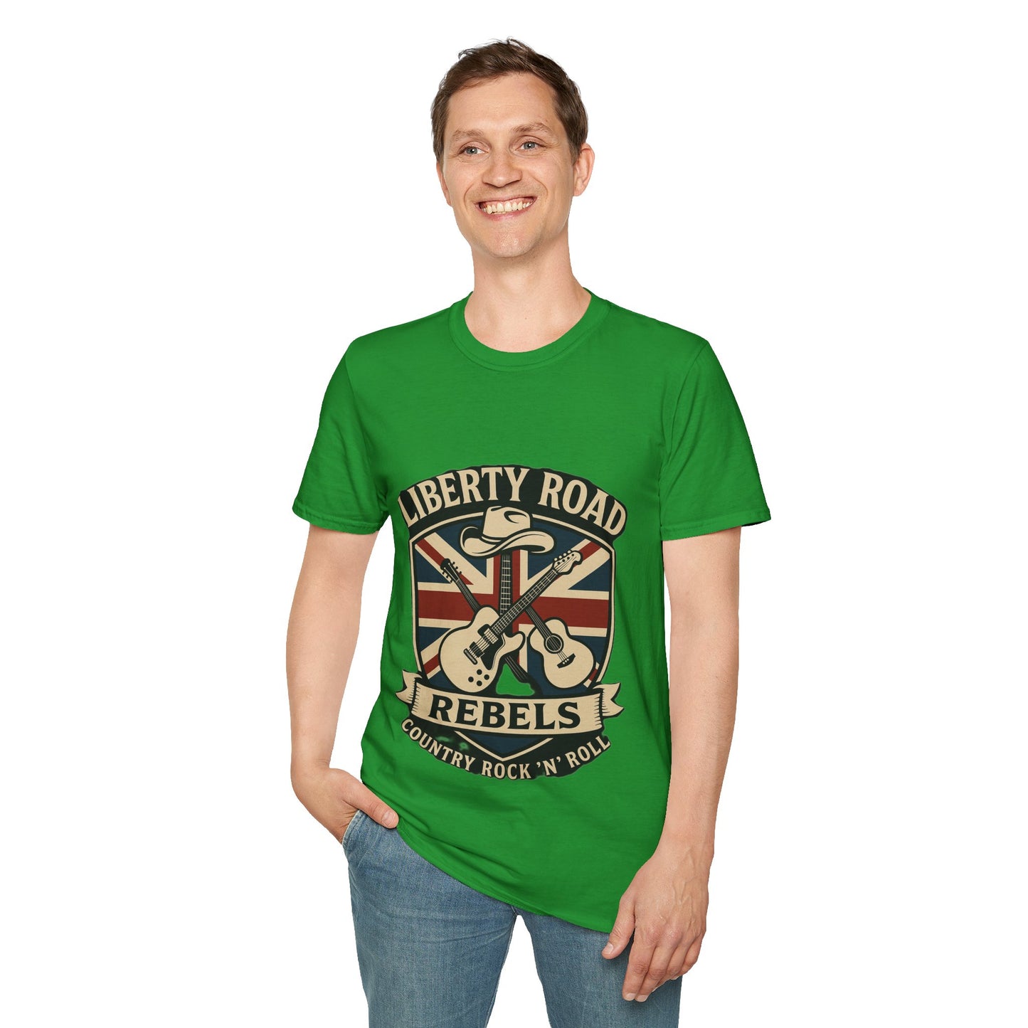 Liberty Road Rebels Britannia T-Shirt  Unisex Softstyle Tee