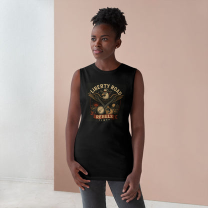 Liberty Road Rebels Vintage Americana Style Unisex Tank Top Singlet