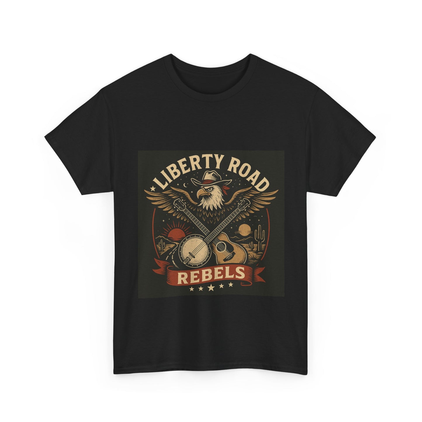 Liberty Road Rebels Vintage Americana Style Tee Unisex T-Shirt