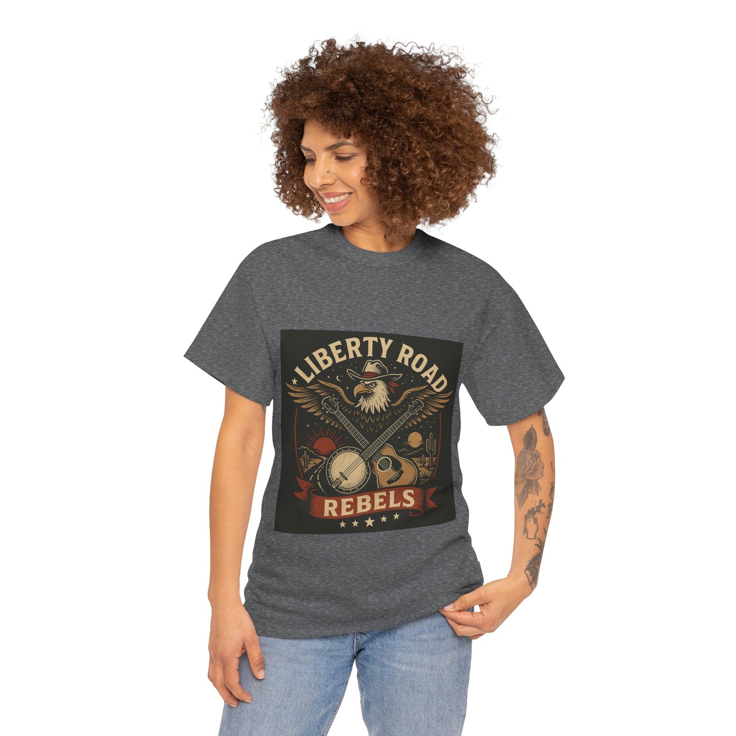 Liberty Road Rebels Vintage Americana Style Tee Unisex T-Shirt
