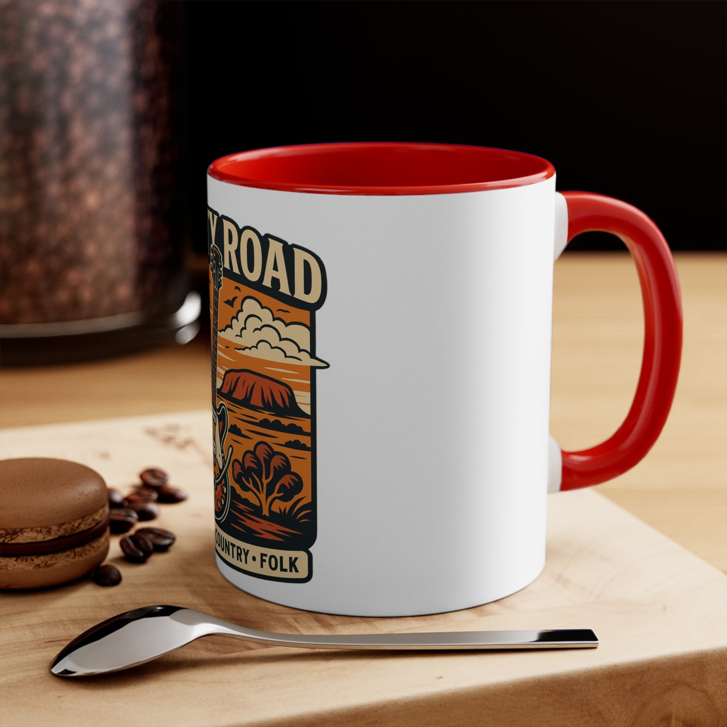 Liberty Road Rebels Australiana Colorful Accent Coffee Mug