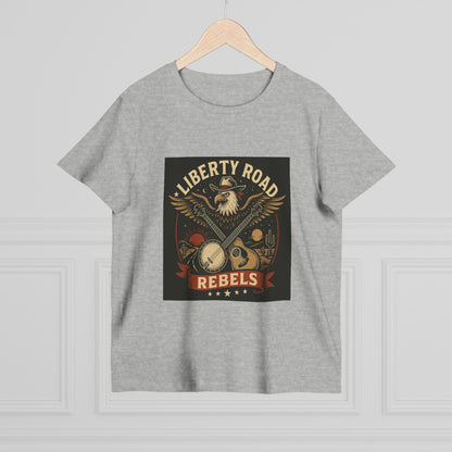 Liberty Road Rebels Vintage Americana Style Women's T-Shirt Tee