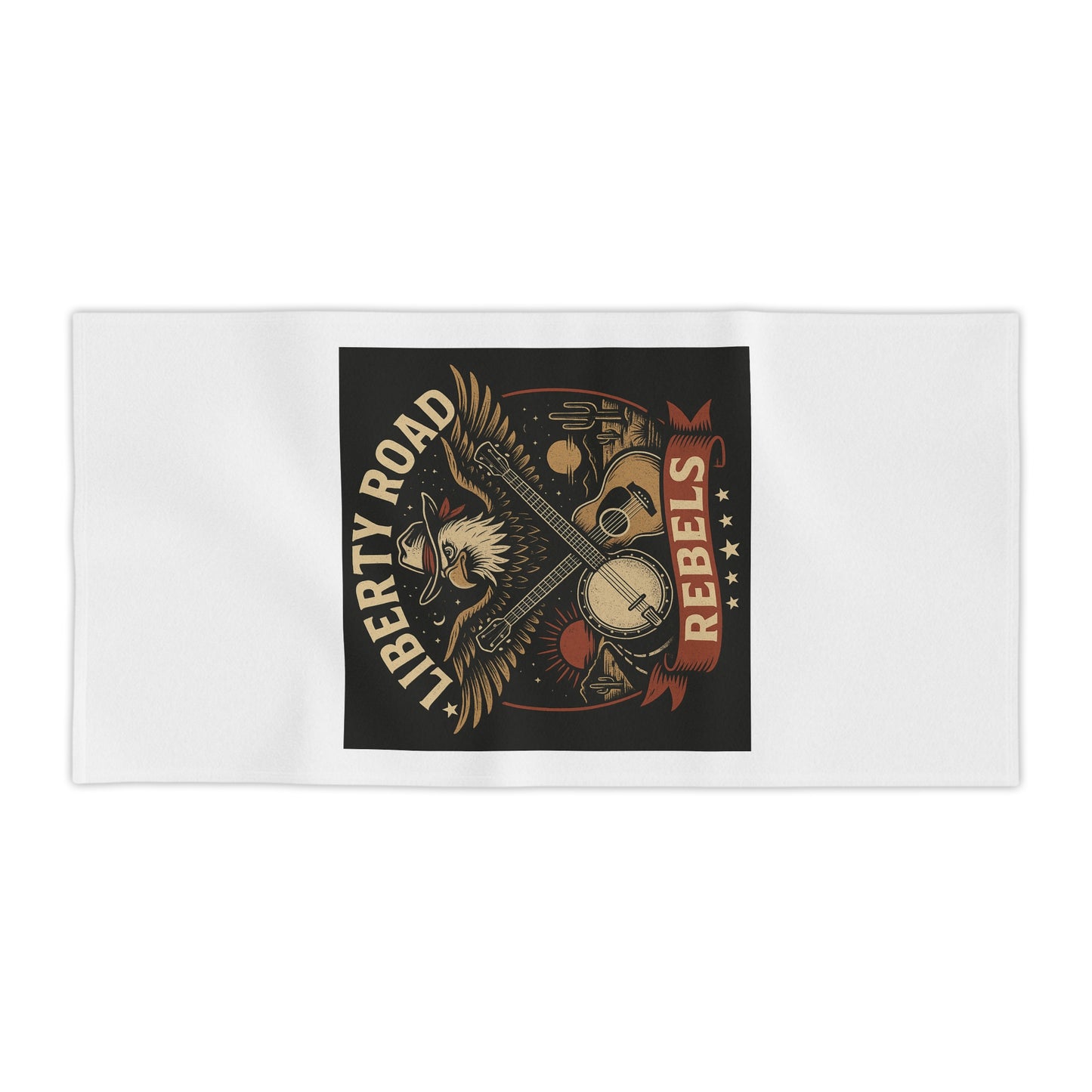 Liberty Road Rebels Vintage Americana Style Beach Towels