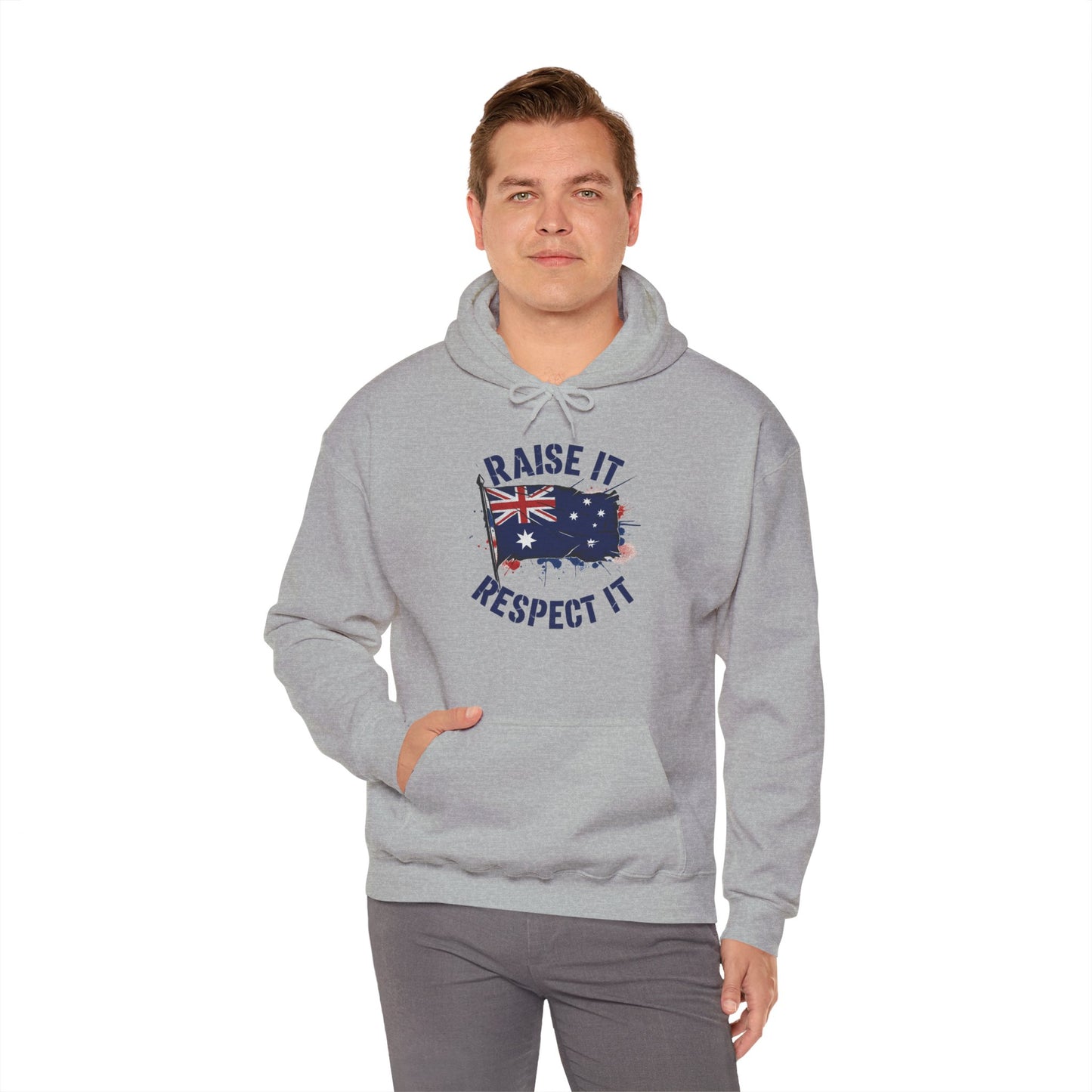 Raise It Respect It Aussie Flag Pride Unisex Sweatshirt