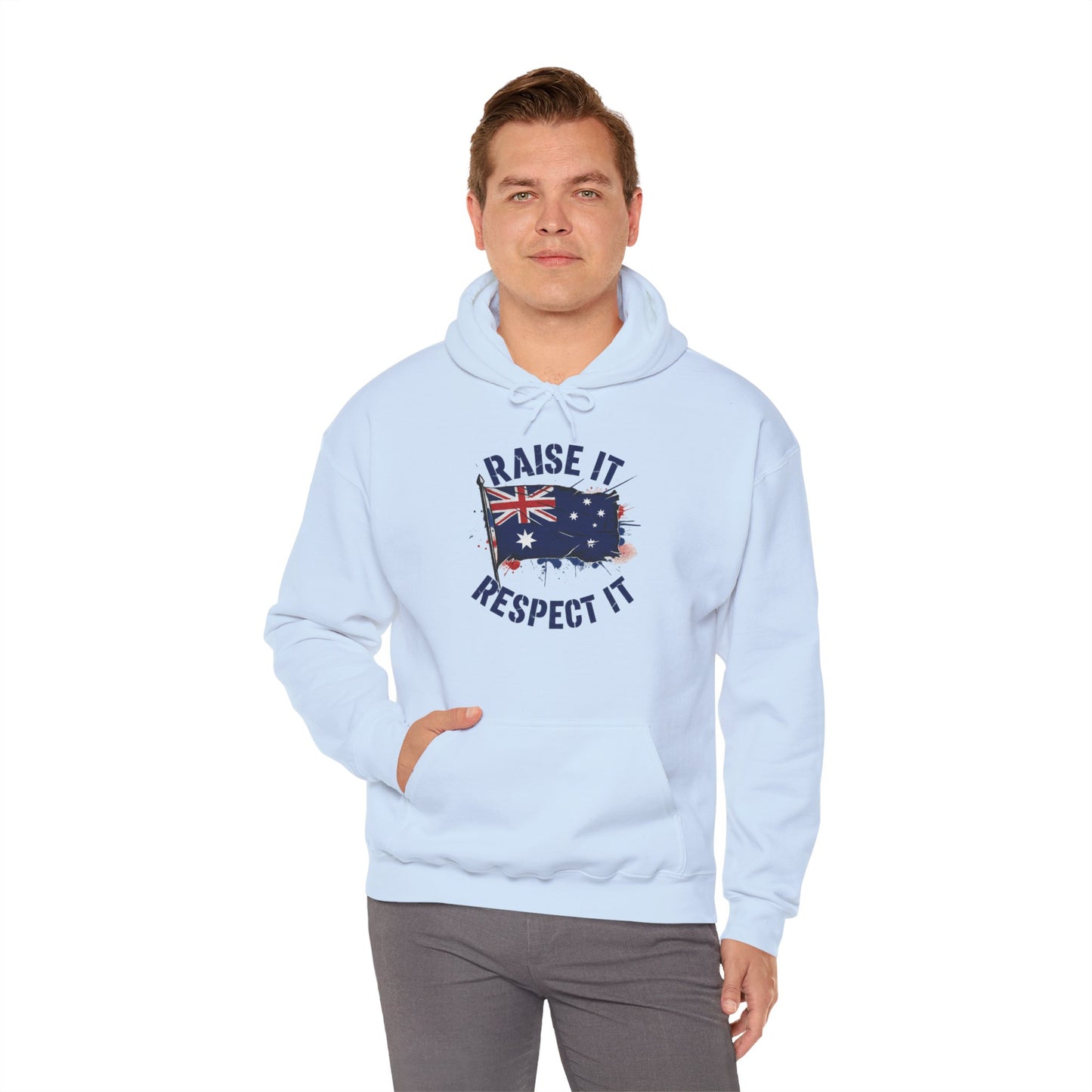 Raise It Respect It Aussie Flag Pride Unisex Sweatshirt