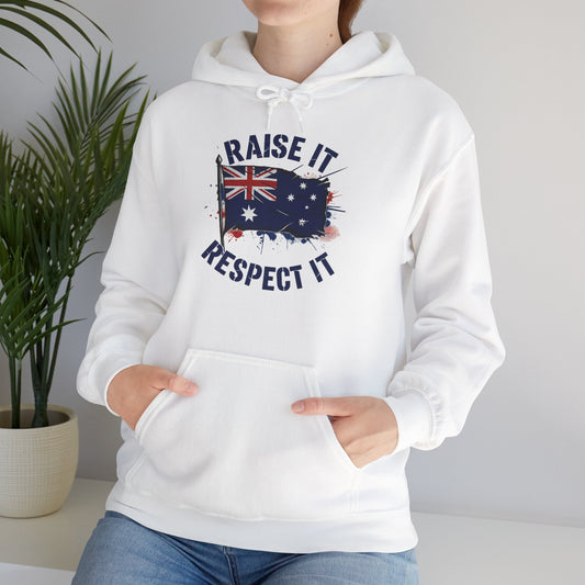 Raise It Respect It Aussie Flag Pride Unisex Sweatshirt