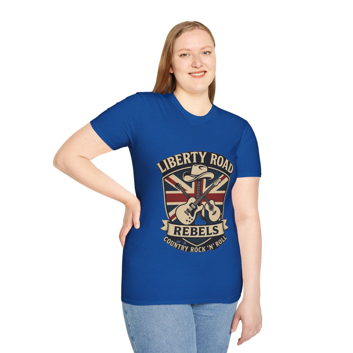 Liberty Road Rebels Britannia T-Shirt  Unisex Softstyle Tee