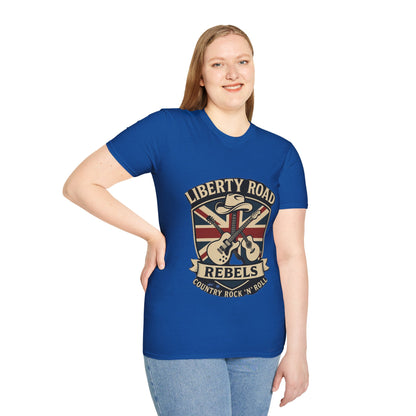 Liberty Road Rebels Britannia T-Shirt  Unisex Softstyle Tee