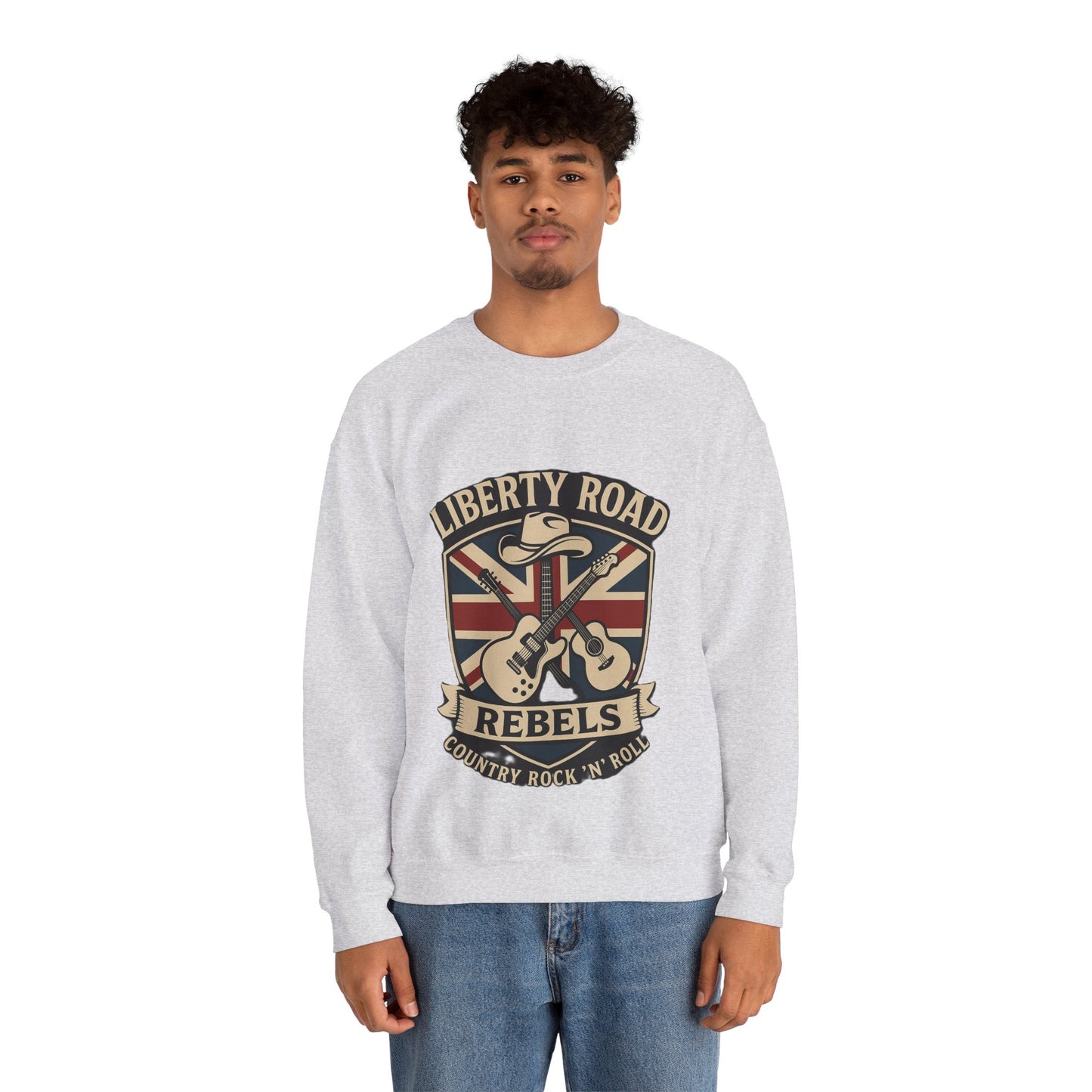 Liberty Road Rebels Britannia Sweatshirt Unisex Crewneck Longsleeve T-Shirt