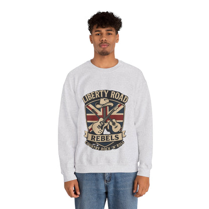 Liberty Road Rebels Britannia Sweatshirt Unisex Crewneck Longsleeve T-Shirt