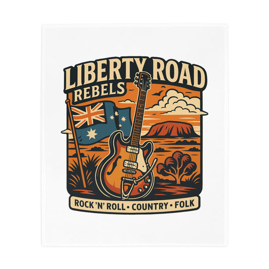 Liberty Road Rebels Australian Fleece Cozy Throw Blanket