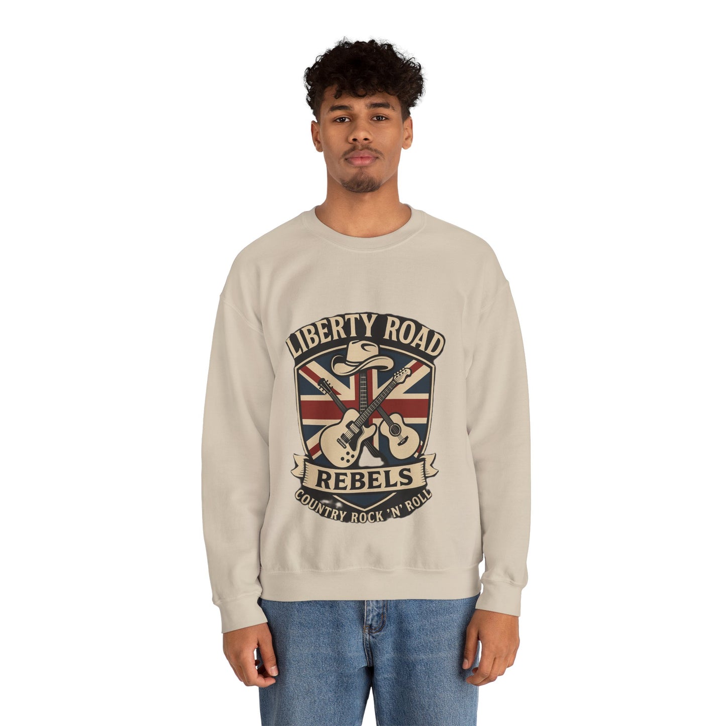 Liberty Road Rebels Britannia Sweatshirt Unisex Crewneck Longsleeve T-Shirt