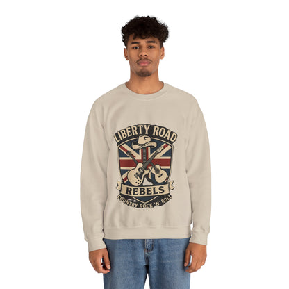 Liberty Road Rebels Britannia Sweatshirt Unisex Crewneck Longsleeve T-Shirt