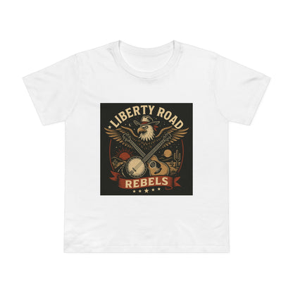 Liberty Road Rebels Vintage Americana Style Women's T-Shirt Tee