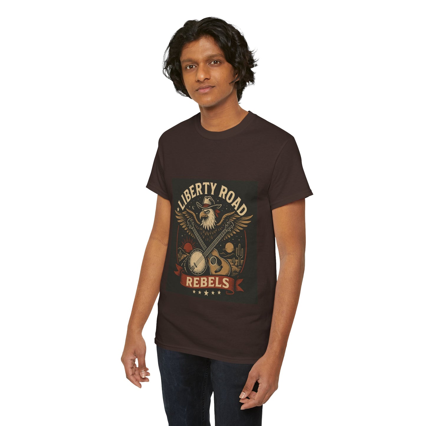 Liberty Road Rebels Vintage Americana Style Tee Unisex T-Shirt