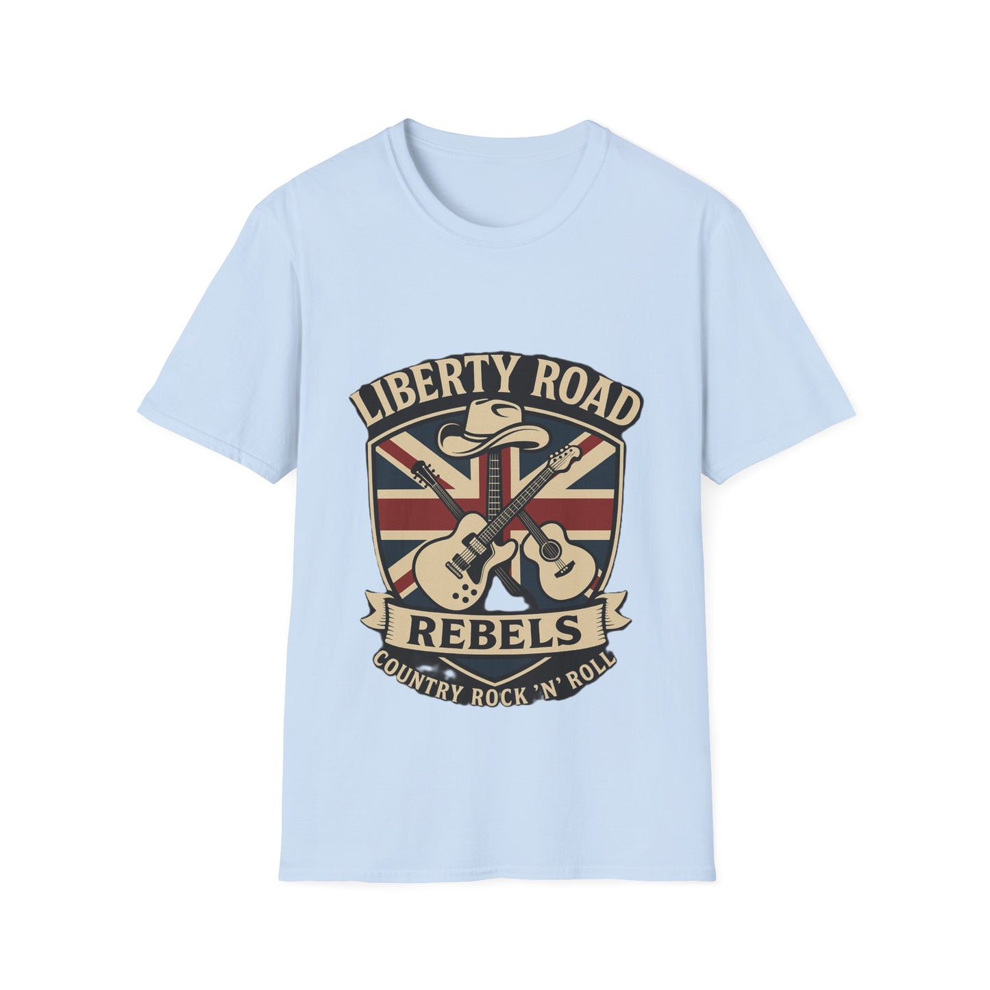 Liberty Road Rebels Britannia T-Shirt  Unisex Softstyle Tee
