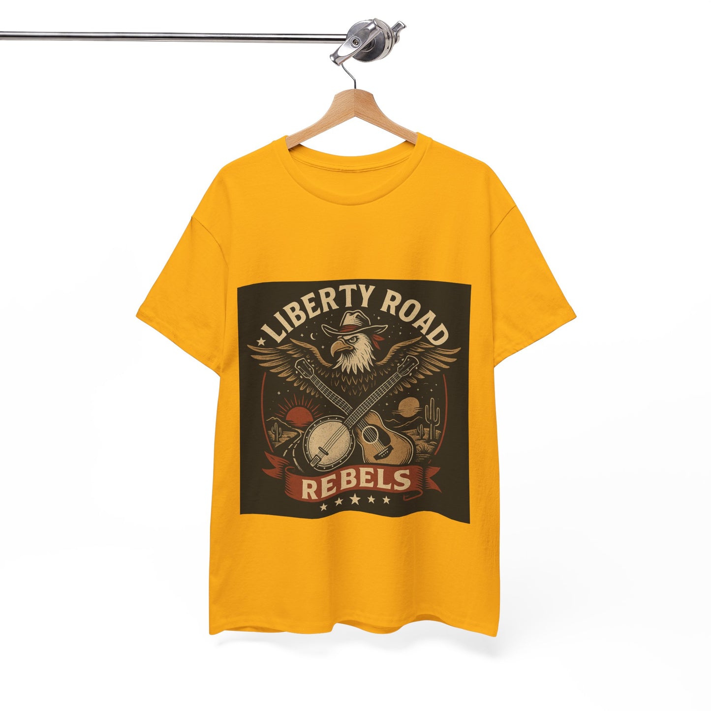 Liberty Road Rebels Vintage Americana Style Tee Unisex T-Shirt