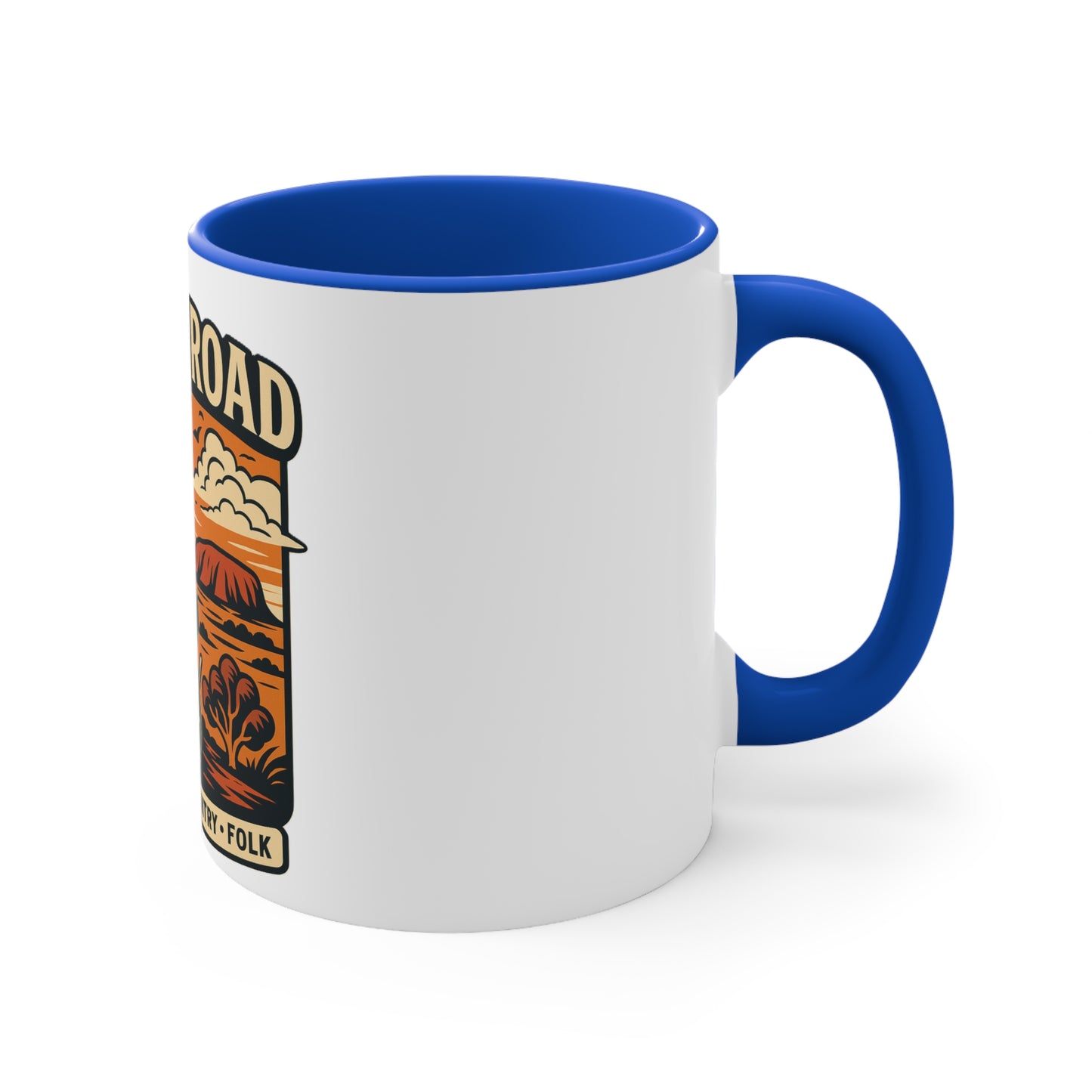 Liberty Road Rebels Australiana Colorful Accent Coffee Mug