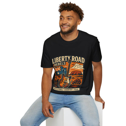 Liberty Road Rebels Australiana T-Shirt Unisex Graphic Tee