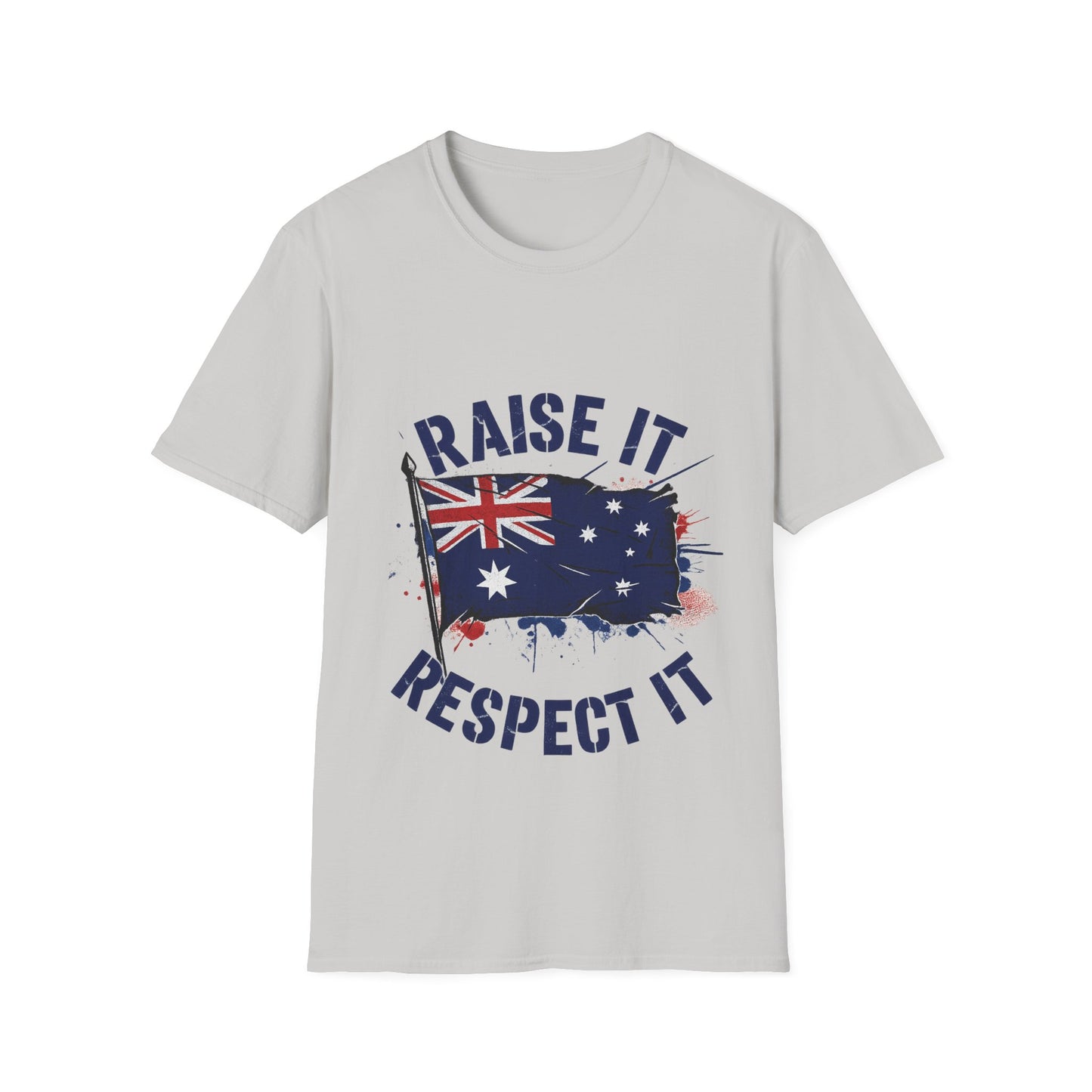 Raise It Respect It Australia Flag Unisex T-Shirt Tee