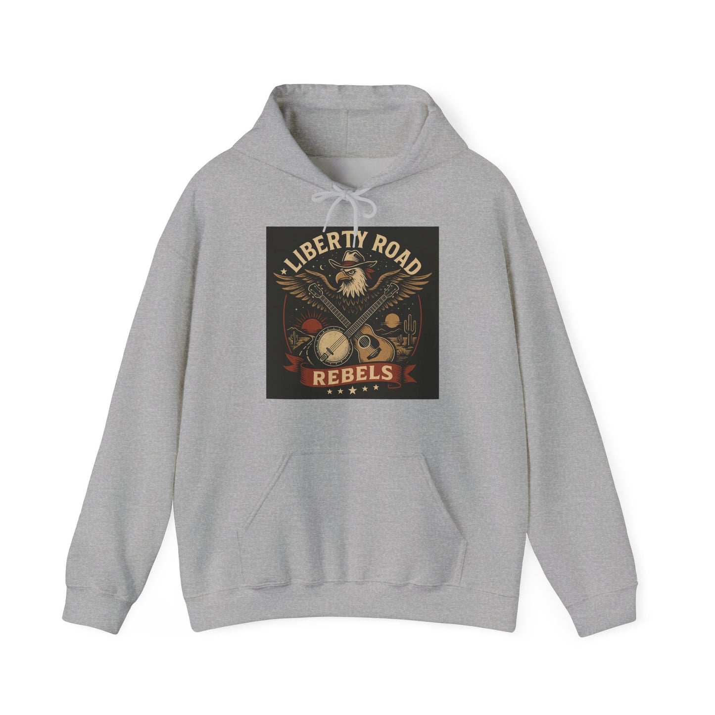 Liberty Road Rebels Vintage Americana Style Sweatshirt Unisex Hoodie