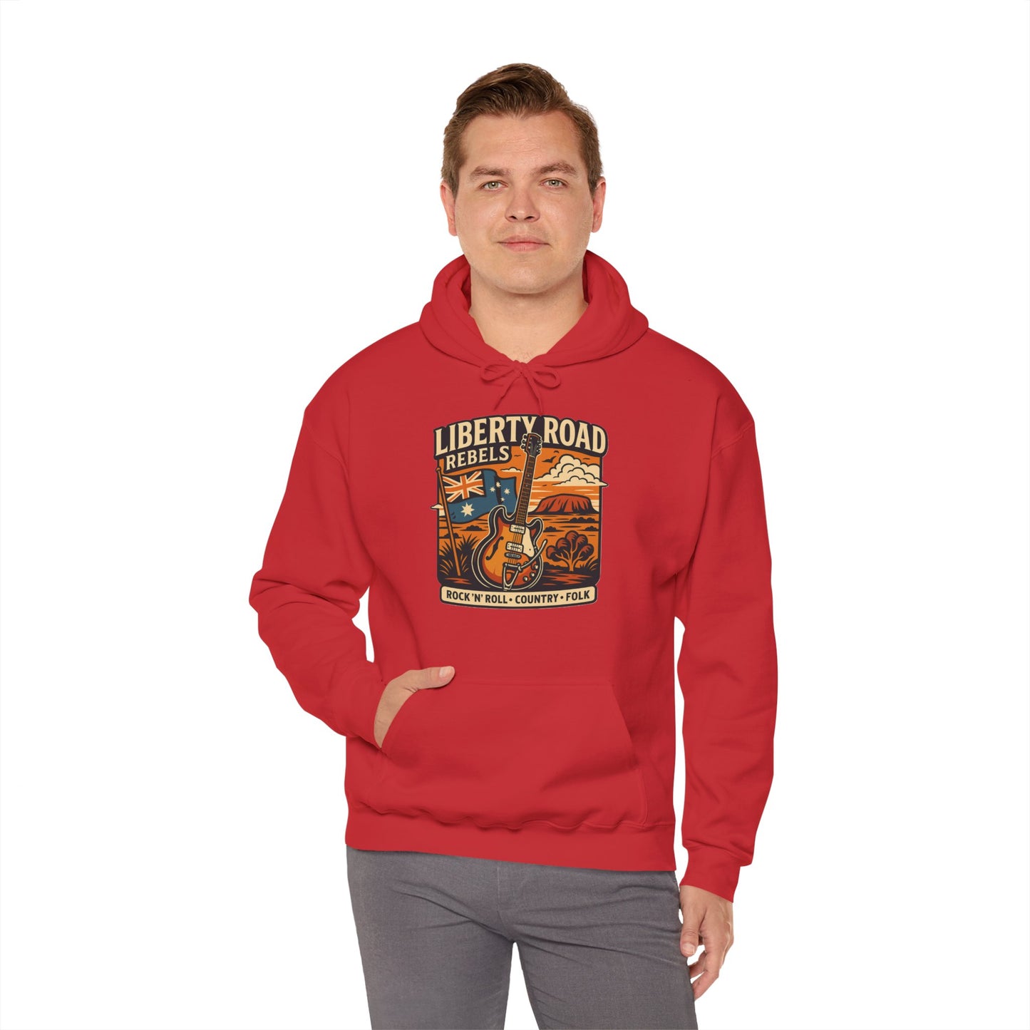 Liberty Road Rebels Australiana Hoodie